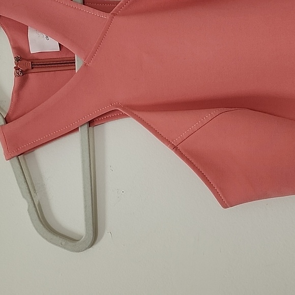 Cinq à Sept Preppy  Melina Halter Cutaway Romantic  Midi Dress 2 - Picture 11 of 16